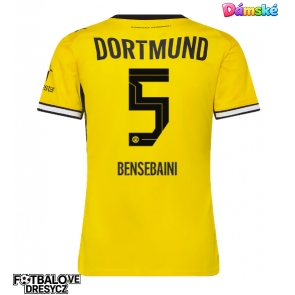 Borussia Dortmund Ramy Bensebaini #5 Dámské Domácí Dres 2026-27 Krátký Rukáv Borussia Dortmund Ramy Bensebaini #5 Dámské Domácí Dres 2026-27 Krátký Rukáv